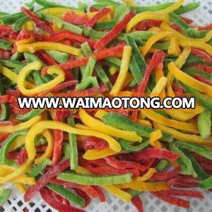 China 2016 new IQF Freeze mixed red/green/yellow bell pepper in bulk