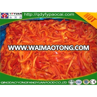 2016 IQF frozen market price sweet colored pepper slice